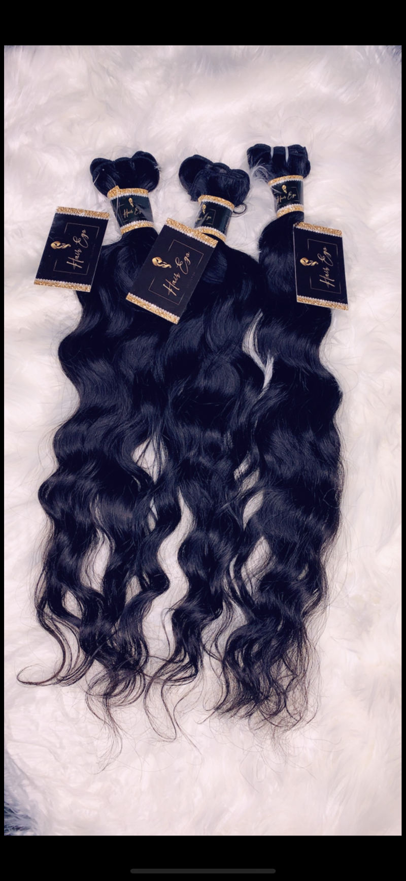 Raw wavy bundles